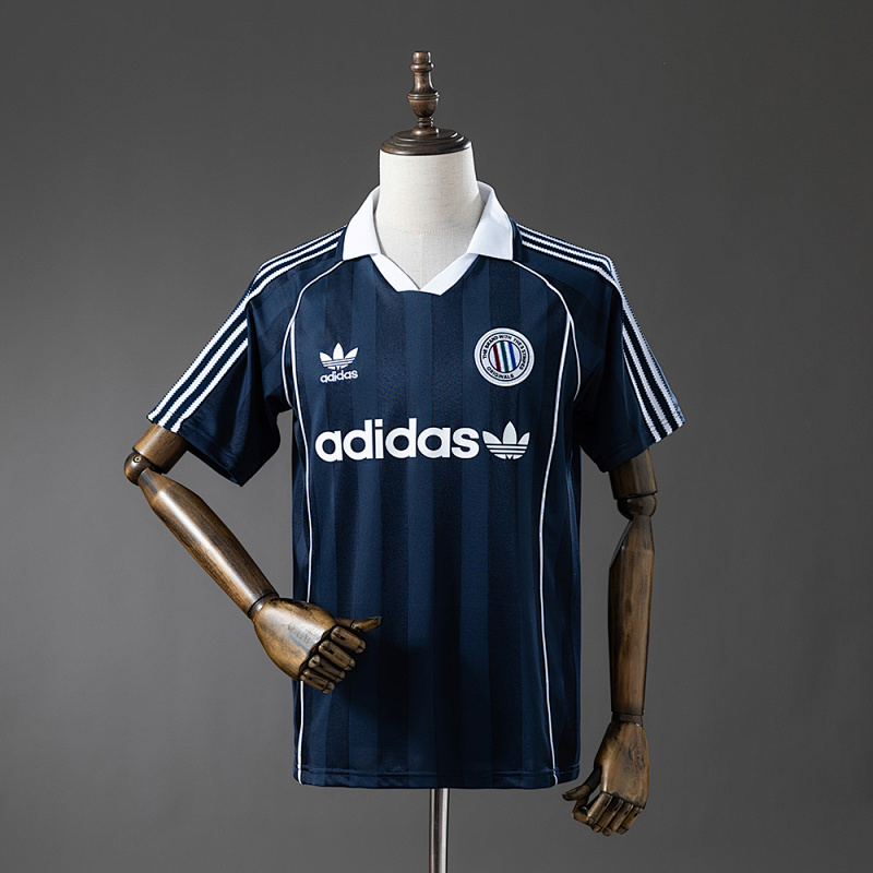Originals Classic Three Stripes - Navy Blue Jersey S-XXL (front)