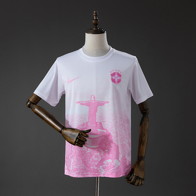 Brazil 2026 Jesus Rose Jersey S-XXL (front)