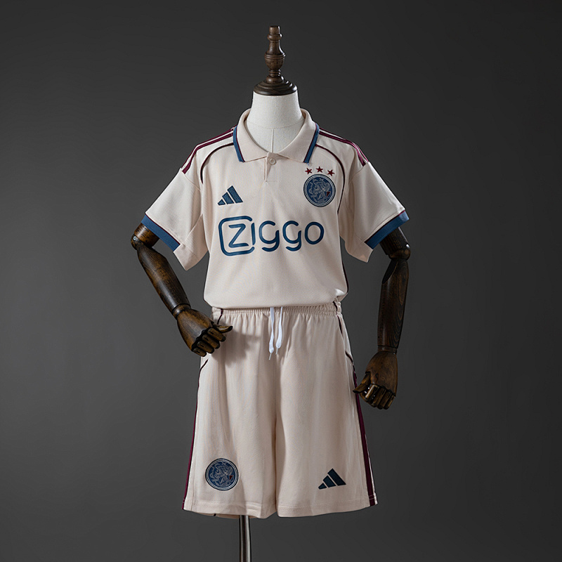 Ajax 25/26 Third Away Kids Kit Jersey SIZE 16-28 (front)