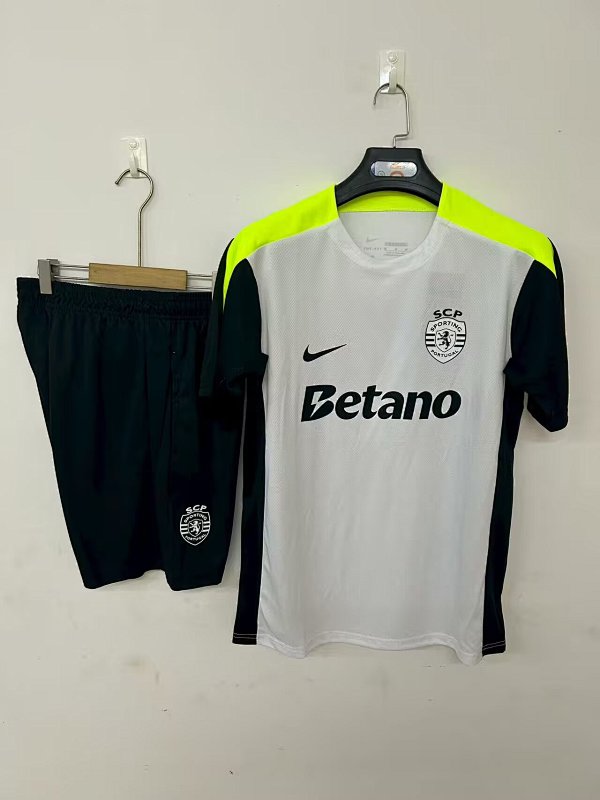 25/26 Lisbon pre-match training suit off-white S-3XL (front)
