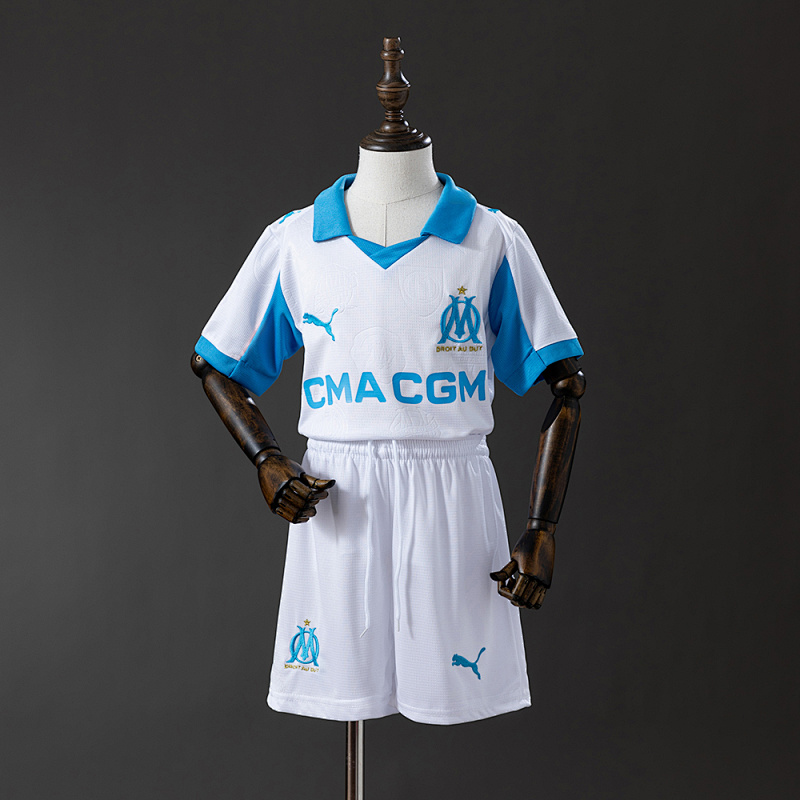 25/26 Kids Marseille Home Size: 16-28 (front)