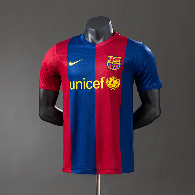 Barcelona 06/07 Player Version Retro Home Jersey S-3XL (front)