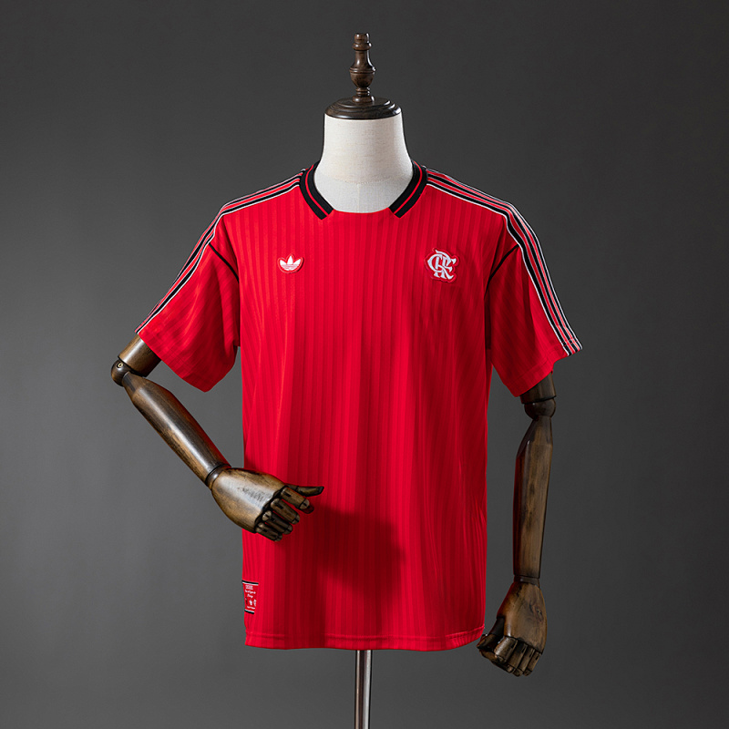Flamengo 25/26 Retro Style - Red Jersey S-4XL (front)