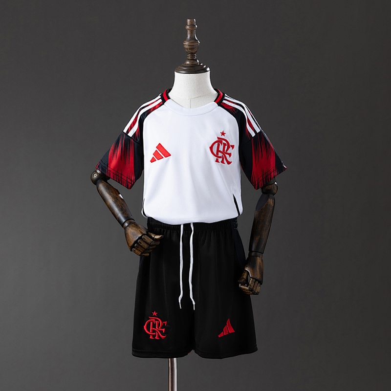 Flamengo 25/26 Away kids kit Jersey SIZE 16-28 (front)