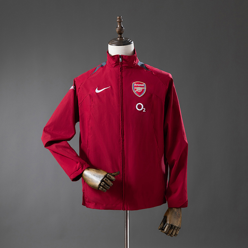 Arsenal 05/06 Windbreaker - Burgundy S-XXL (front)