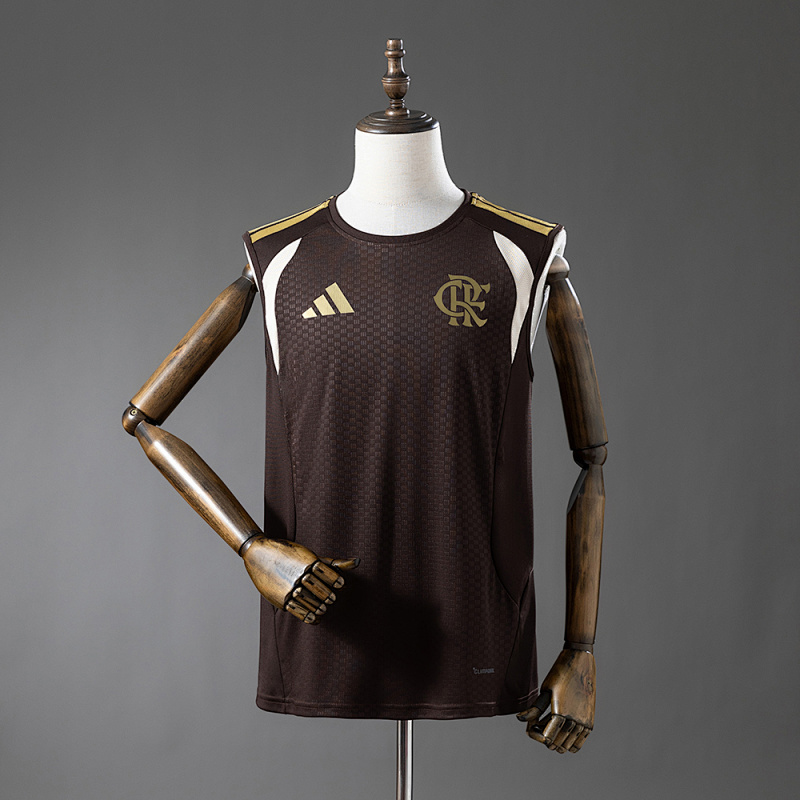 Flamengo 26/27 Training - Brown Vest Jersey S-4XL (front)