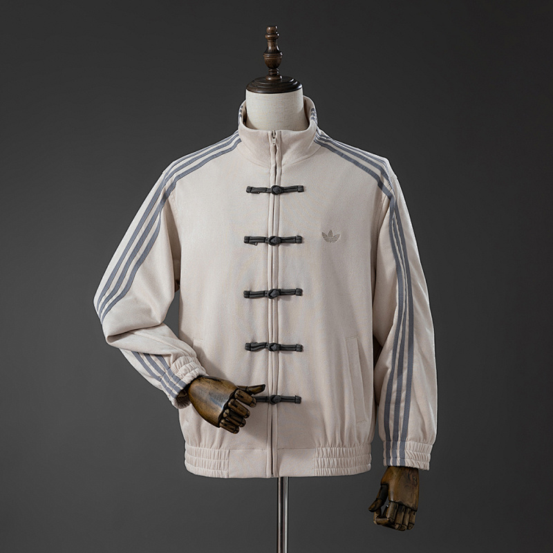 (Chinese New Year) Tang-style jacket - beige S-XL (front)