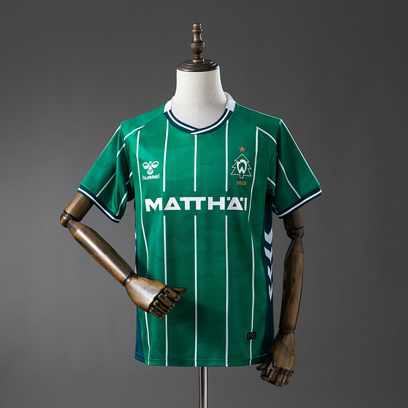 Werder Bremen 25/26 Home Christmas Edition Jersey S-4XL (front)