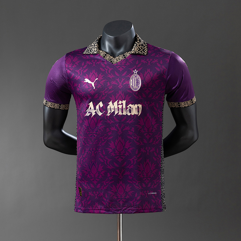 AC Milan 25/26 Player Version Special Edition - Purple Jersey S-XXL (front)