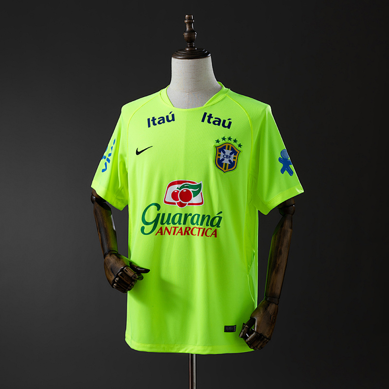 Brazil training suit fluorescent green S-XXL (front)