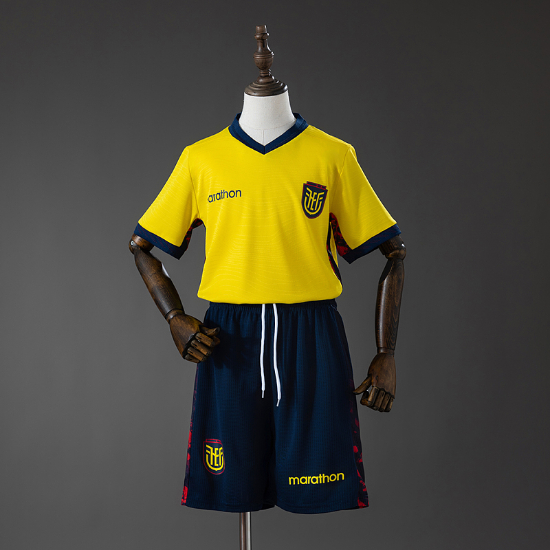 Ecuador 2026 Home Kids Kit Jersey SIZE 16-28 (front)