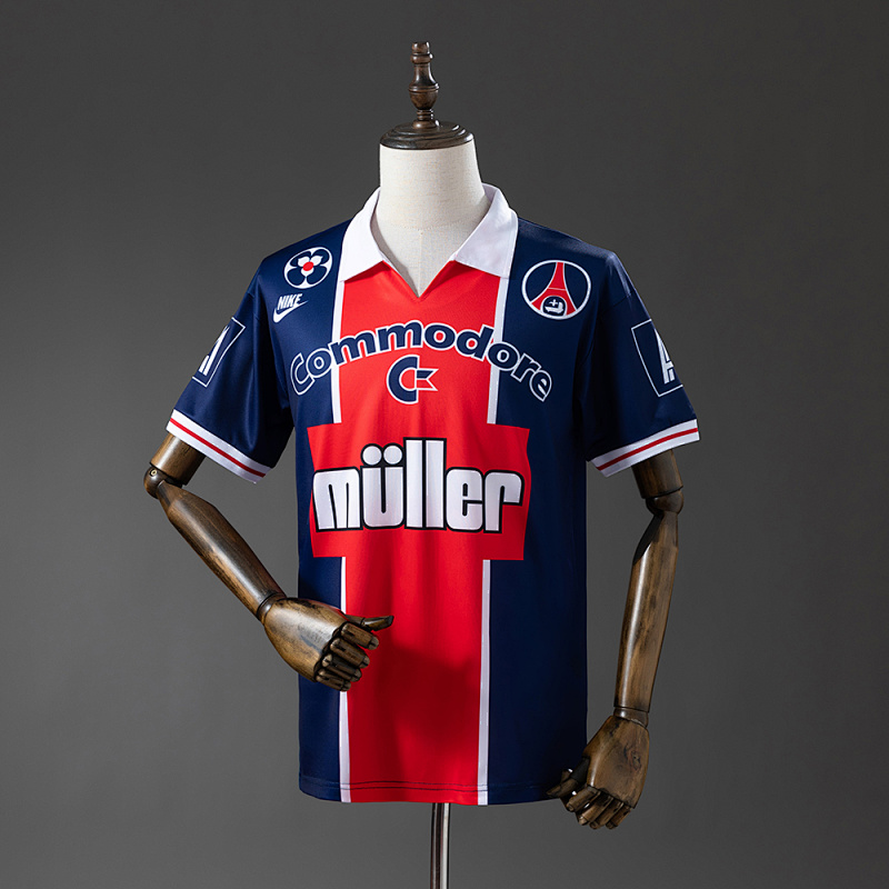 PSG 91/92 Home Retro Jersey S-XXL (front)