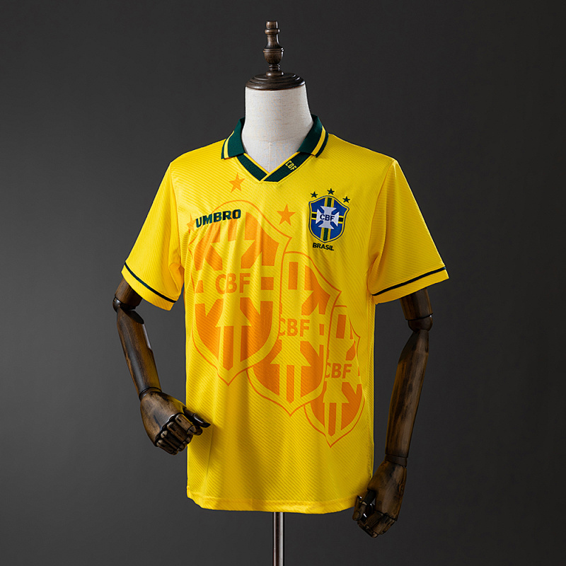 Retro 93/94 Brazil home S-XXL (front)