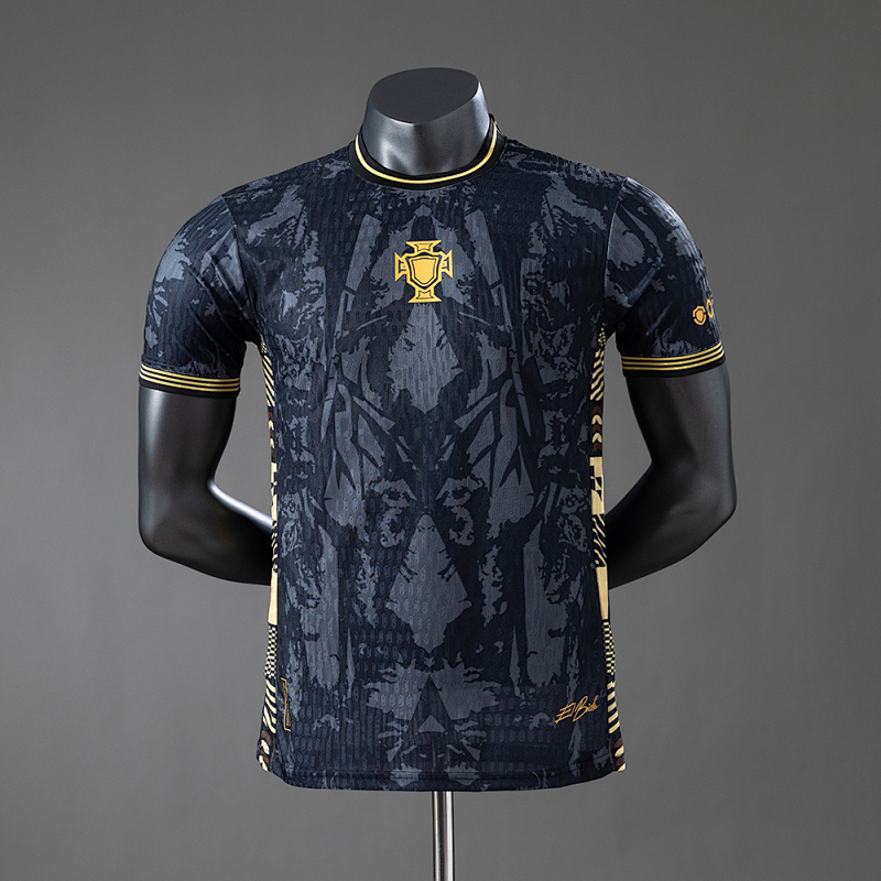 Portugal 2026 Special Edition Player Version Black Jersey S-3XL (front)