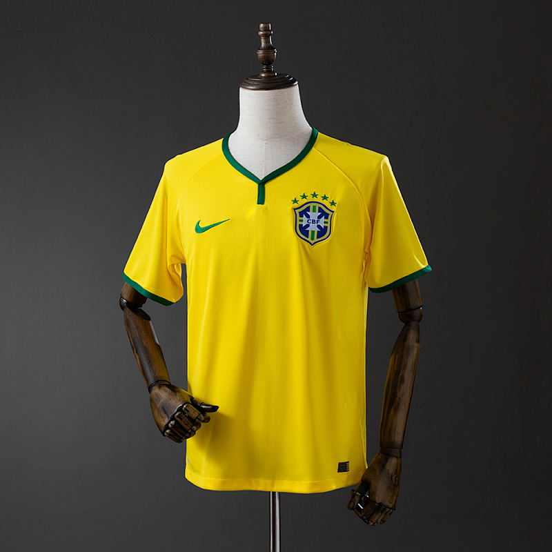 Brazil 2014 Home Retro Jersey S-XXL (front)