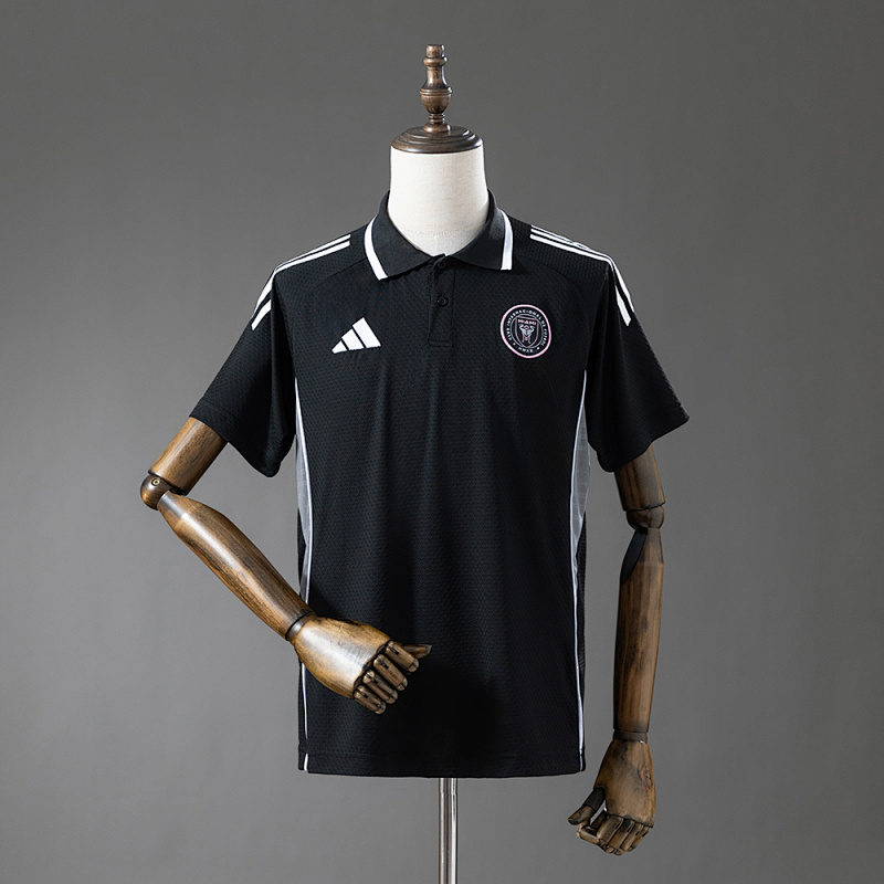 Inter Miami 25/26 POLO - Black S-XXL (front)