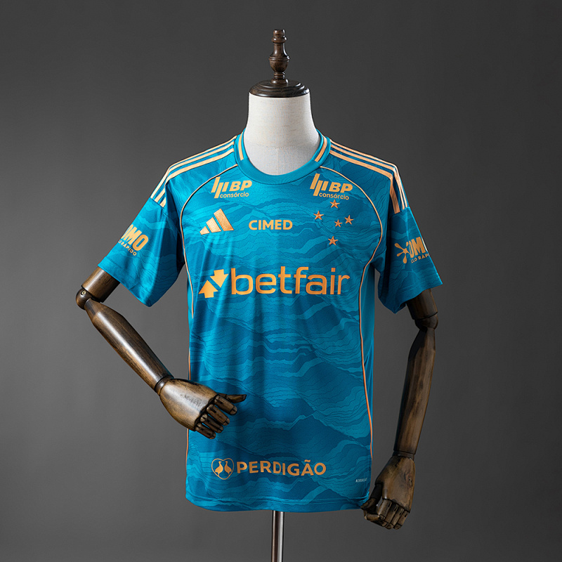 Cruzeiro 25/26 Third Away All Sponsor Jerseys S-4XL (front)