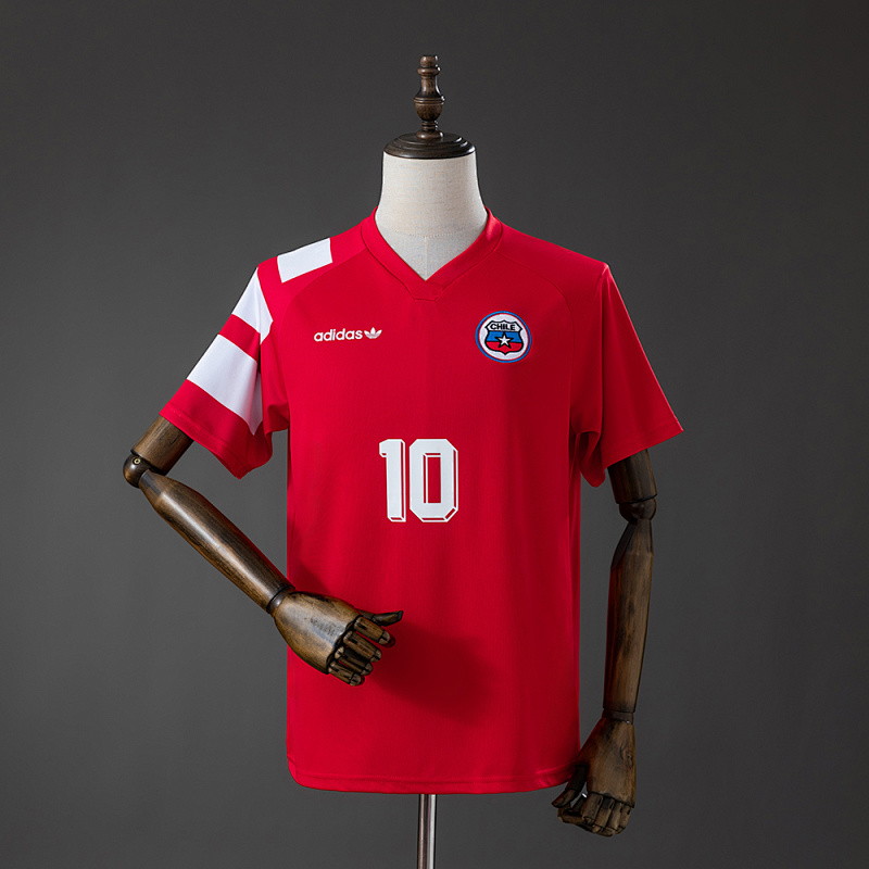 Chile 1994 Home #10 Retro Jersey S-4XL (front)