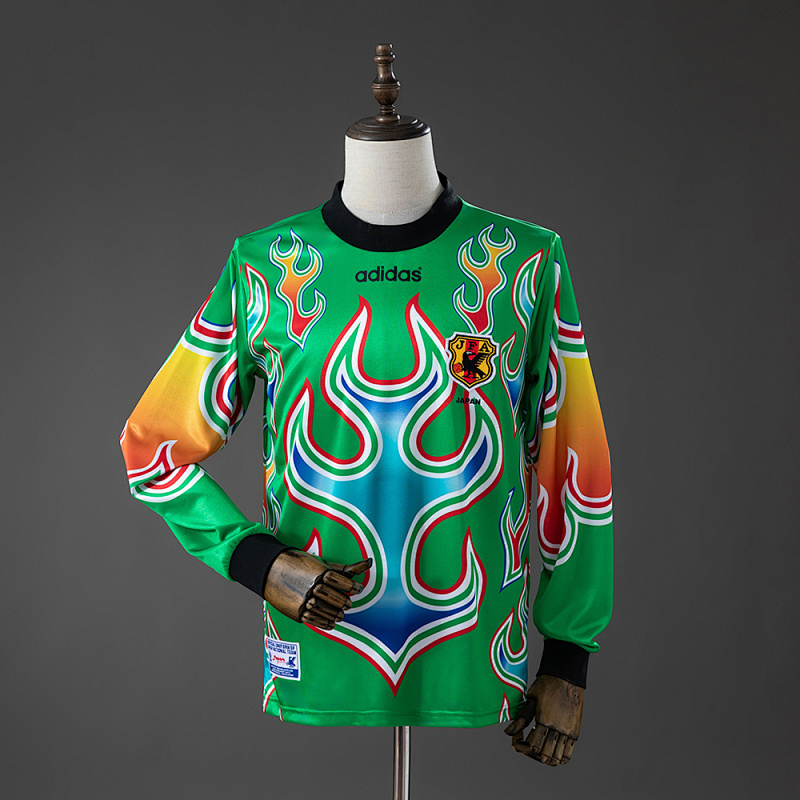 Japan 1998 Retro GK Long Sleeve Jersey S-XXL (front)