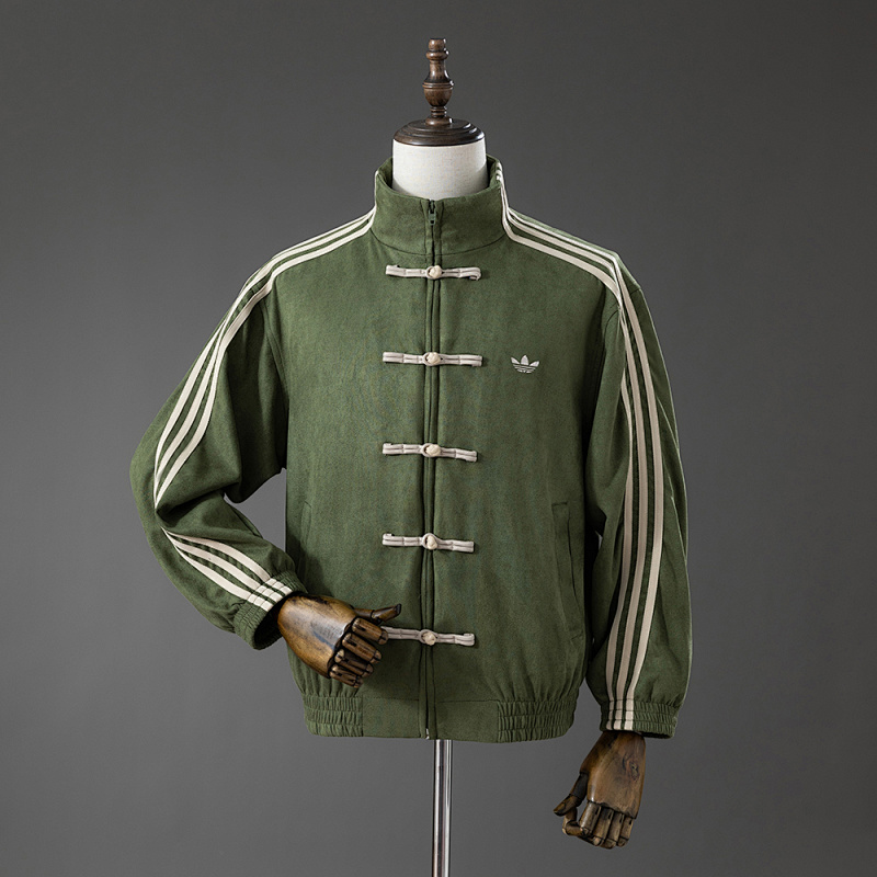(Chinese New Year) Tang-style jacket - Green S-XL (front)
