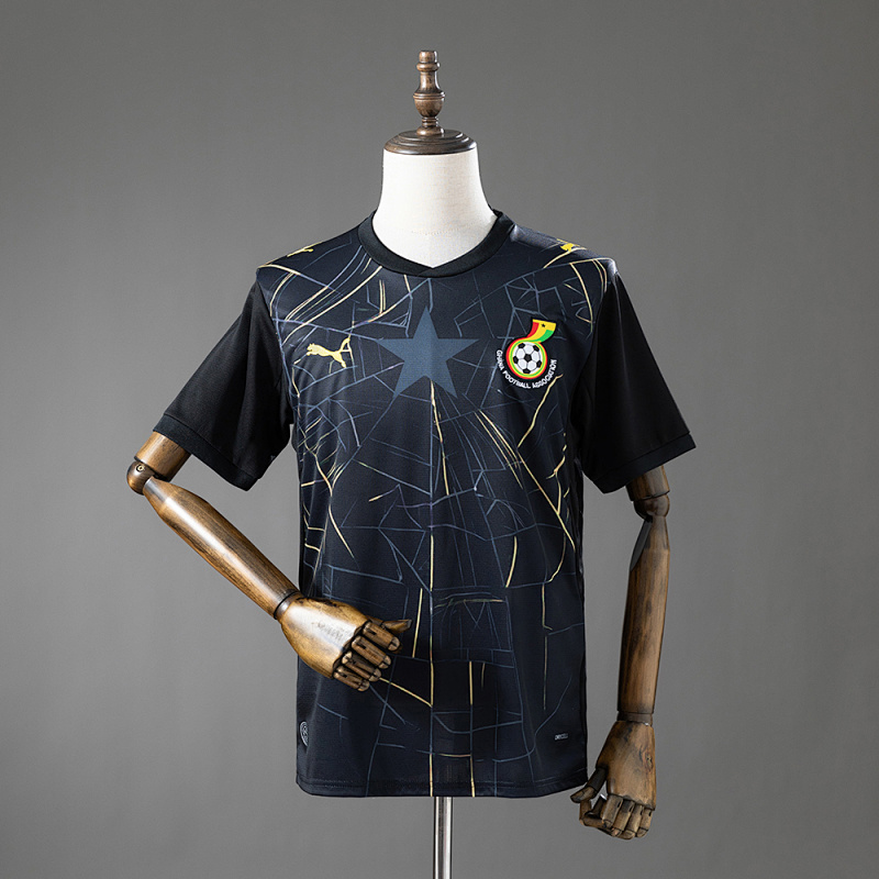 Ghana 2026 Black Jersey S-XXL (front)