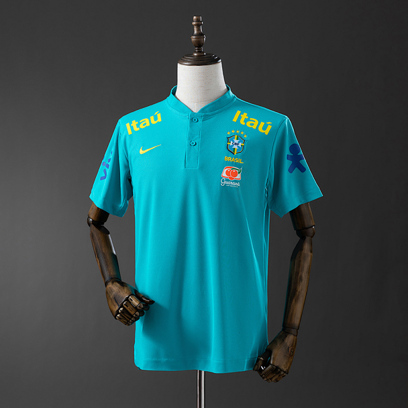 2021 Brazil Pre-match Blue S-XXL (front)