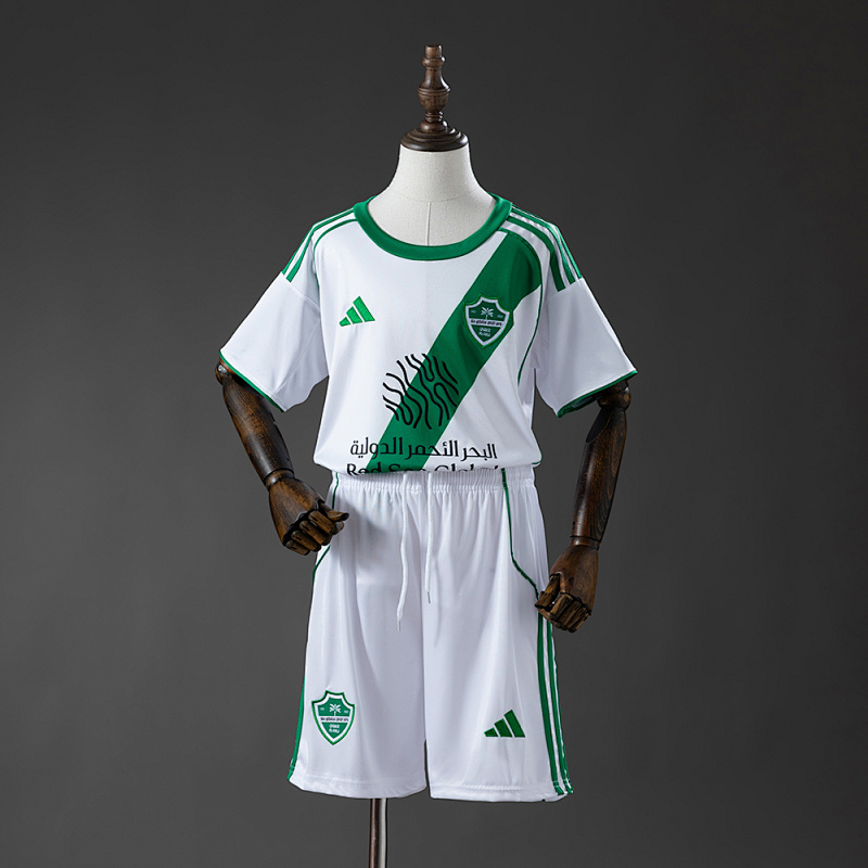 Al-Ahli Saudi 25/26 Away Kids Jersey SIZE:16-28 (front)