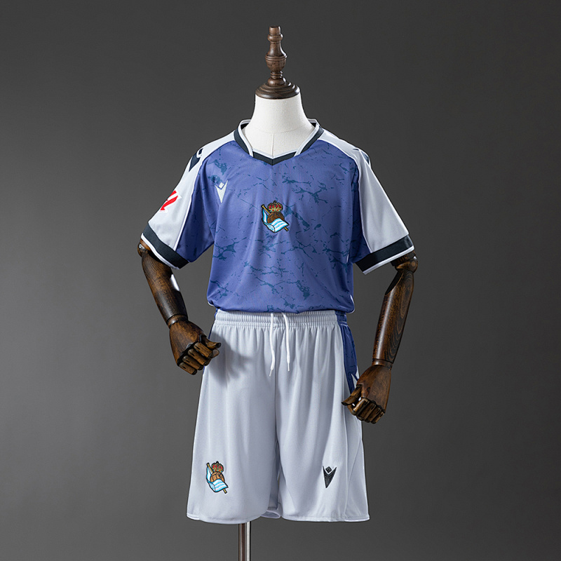 Real Sociedad 25/26 Away Game Kids Size: 16-28 (front)