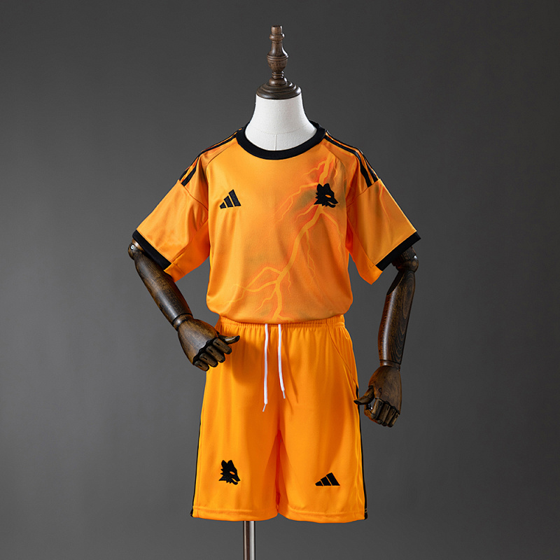 Roma 25/26 Away Kids Kit Jersey Size 16-28 (front)