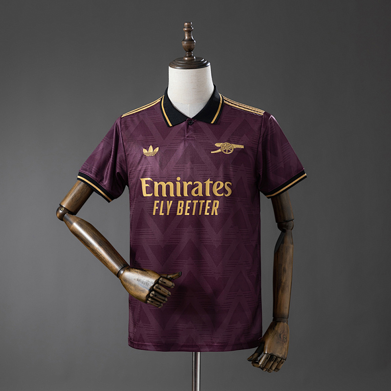 Arsenal 25/26 Special Edition - Maroon Jersey S-XXL (front)
