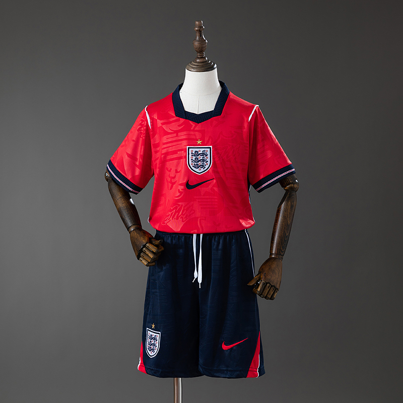 England 2026 Away Kids Kit Jersey Size 16-28 (front)