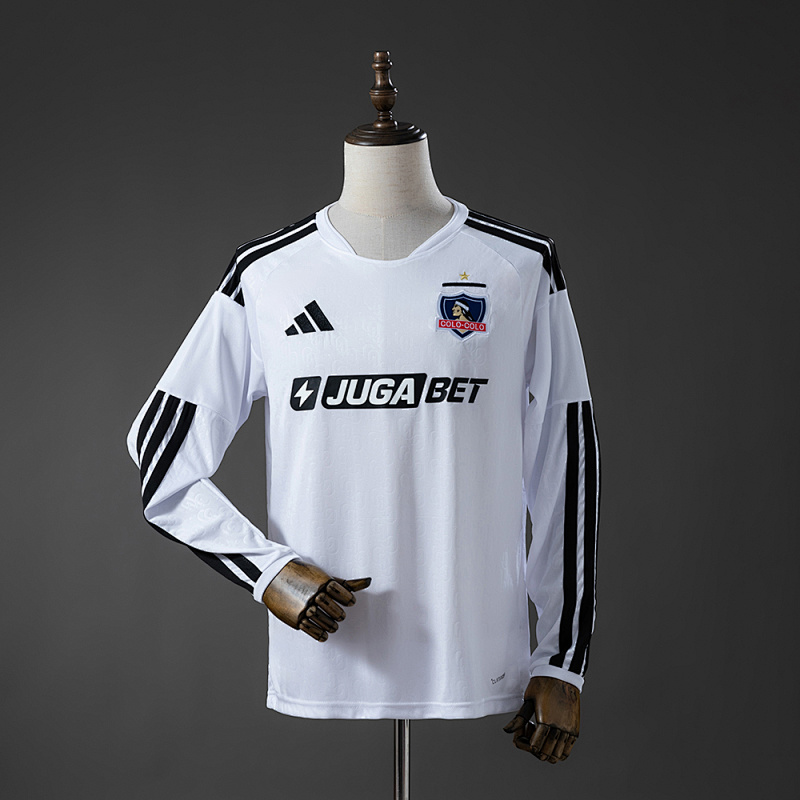 Colo Colo 26/27 Home Long-Sleeve Jersey S-4XL (front)