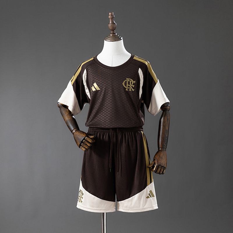 Flamengo 26/27 Kids Kit Training - Beige Size 16-28 (front)