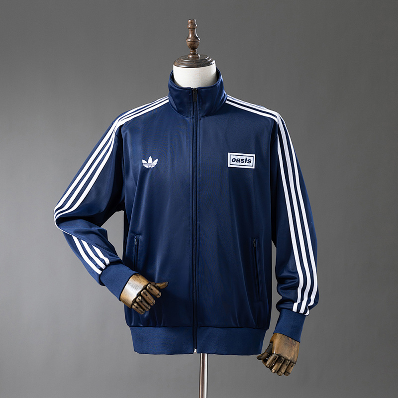 Oasis Flamingo Track Jacket - Navy Blue S-XXL (front)