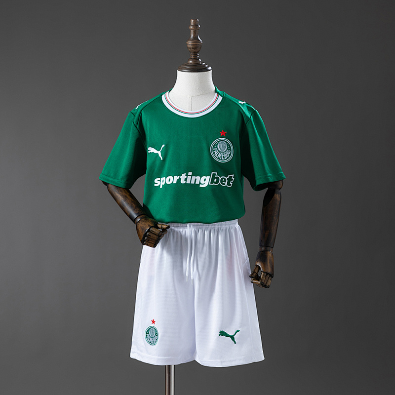 Palmeiras 26/27 Home Kids Kit Jersey Size 16-28 (front)