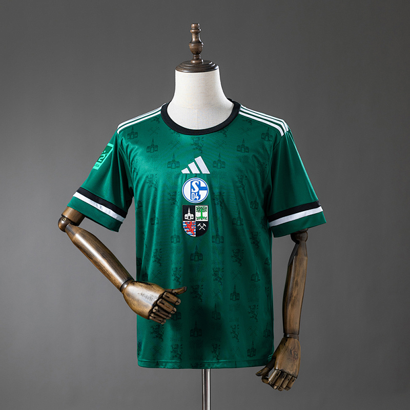 Schalke 04 25/26 Commemorative Edition - Green Jersey S-XXL (front)