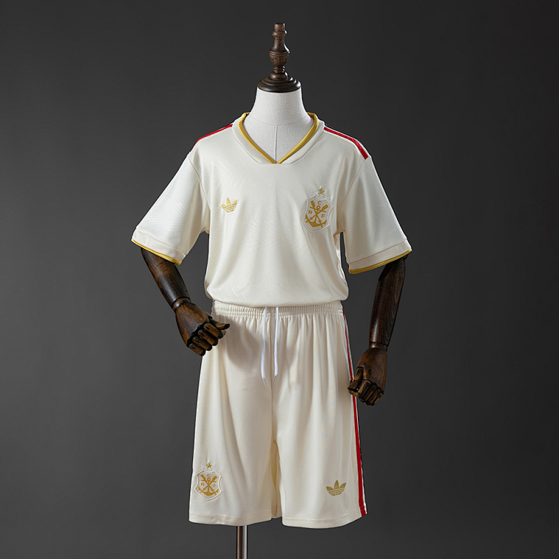 Flamengo 25/26 Third Away Kids Kit Jersey SIZE:16-28 (front)