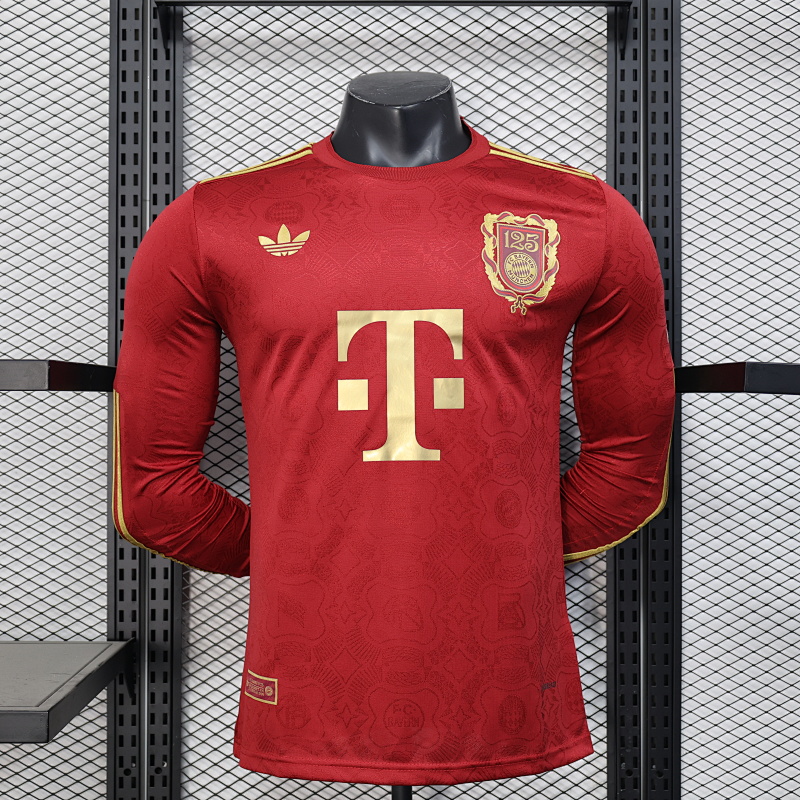 25/26 Player FC Bayern Munich 125th Anniversary Red S-XXL (front)