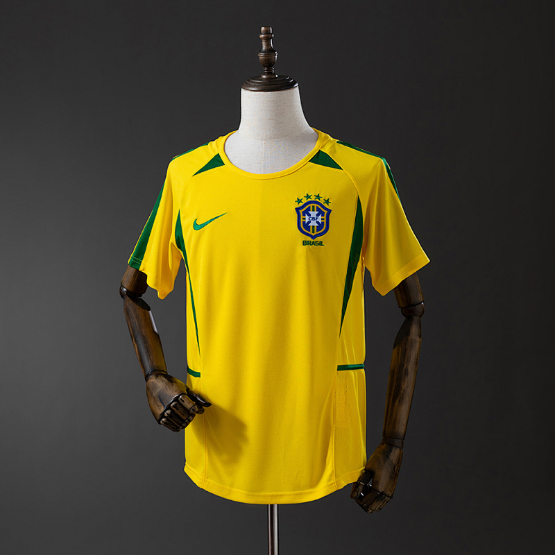 Retro 2002 Brazil home S-XXL (front)