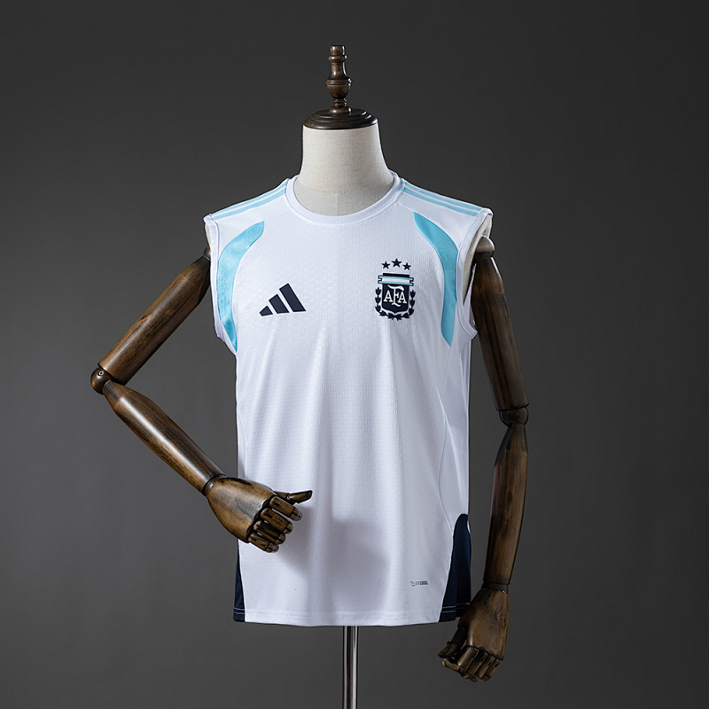 Argentina 26/27 Training Vest - White Jersey S-XXL (front)