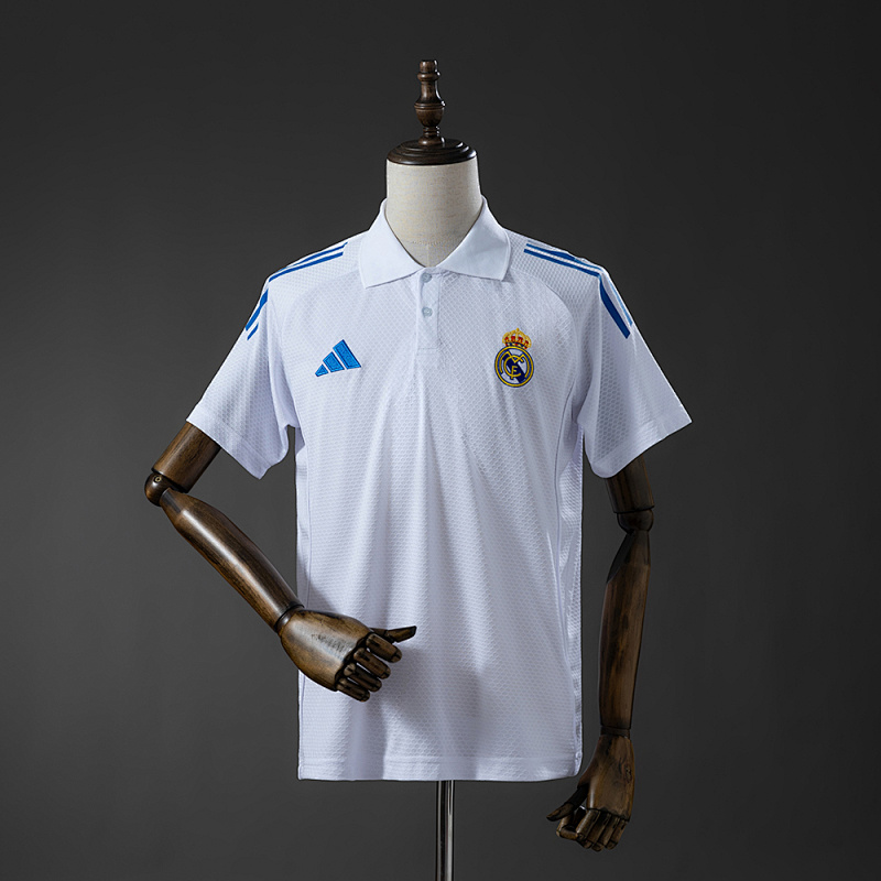 Real Madrid 25/26 POLO - White S-XXL (front)