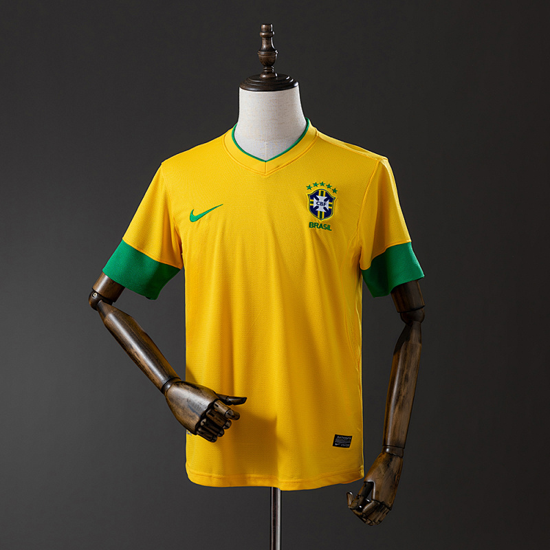 Brazil 12/13 Home Retro Jersey S-XXL (front)