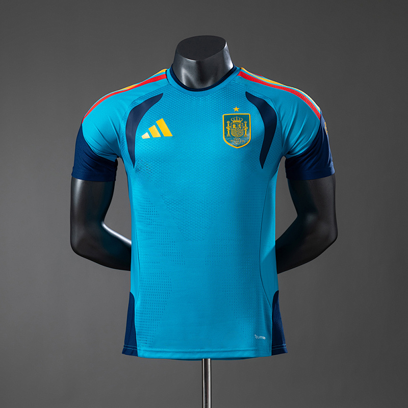 Spain 2026 Player Version Training - Blue Jersey S-XXL (front)