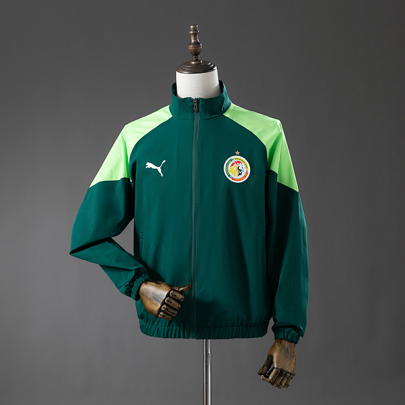 Senegal 2026 Windbreaker - Dark Green S-3XL (front)