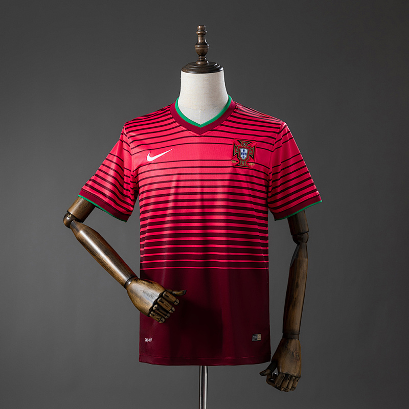 Portugal 2014 Retro Home Jersey S-XXL (front)