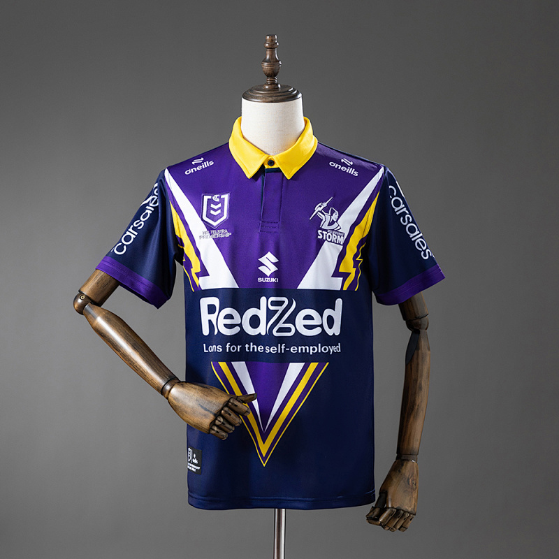 NRL Melbourne Storm 2025 Home Jersey S-5XL (front)