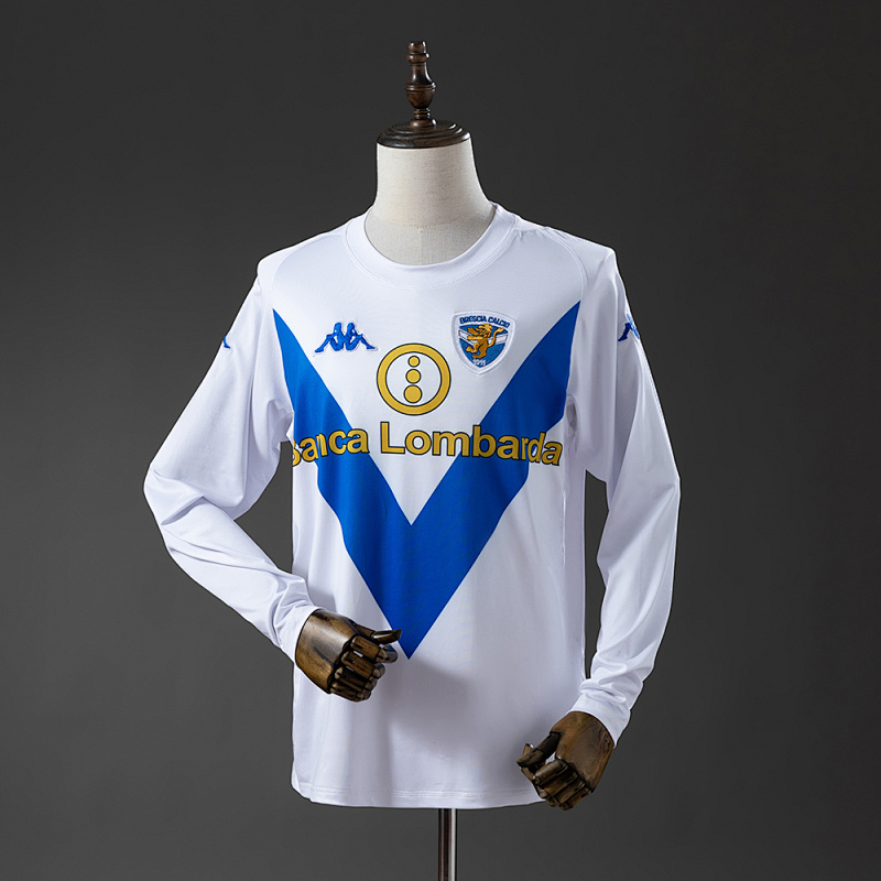 Brescia Calcio 2003 Away Long Sleeve Retro Jersey S-XXL (front)