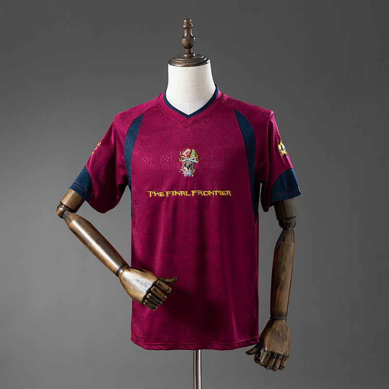 Iron Maiden x West Ham United 2010 Away Retro Jersey S-XXL (front)