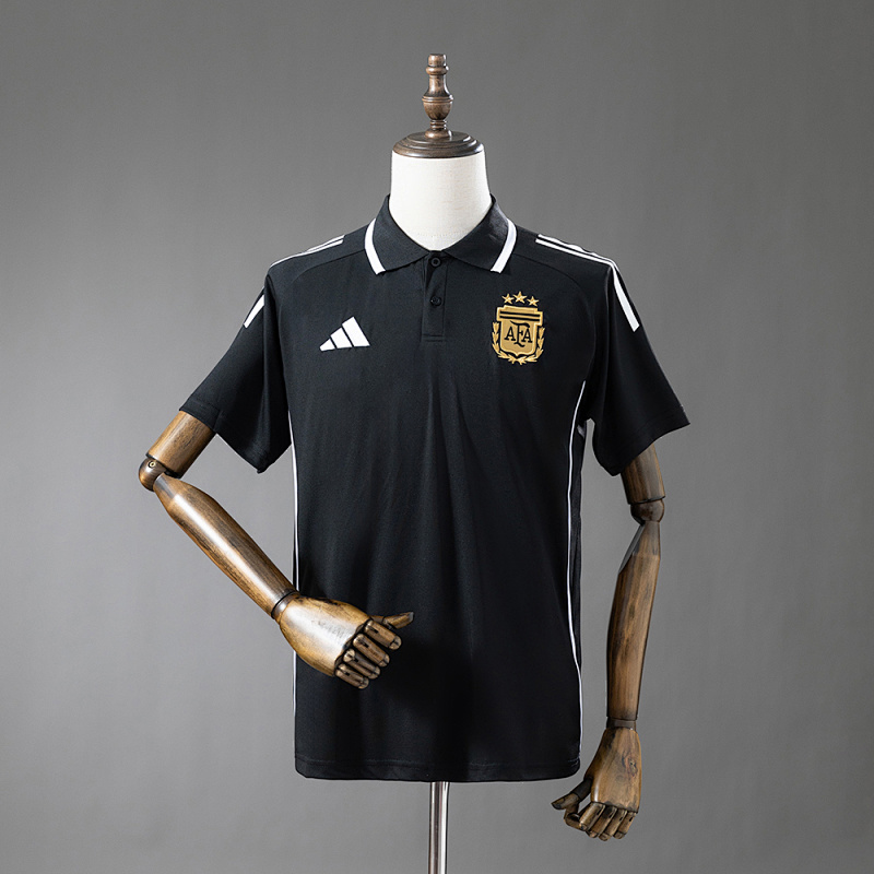 Argentina 25/26 POLO - Black S-XXL (front)
