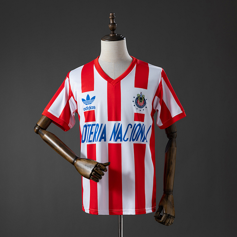 Chivas de Guadalajara 91/92 Home Retro Jersey S-XXL (front)